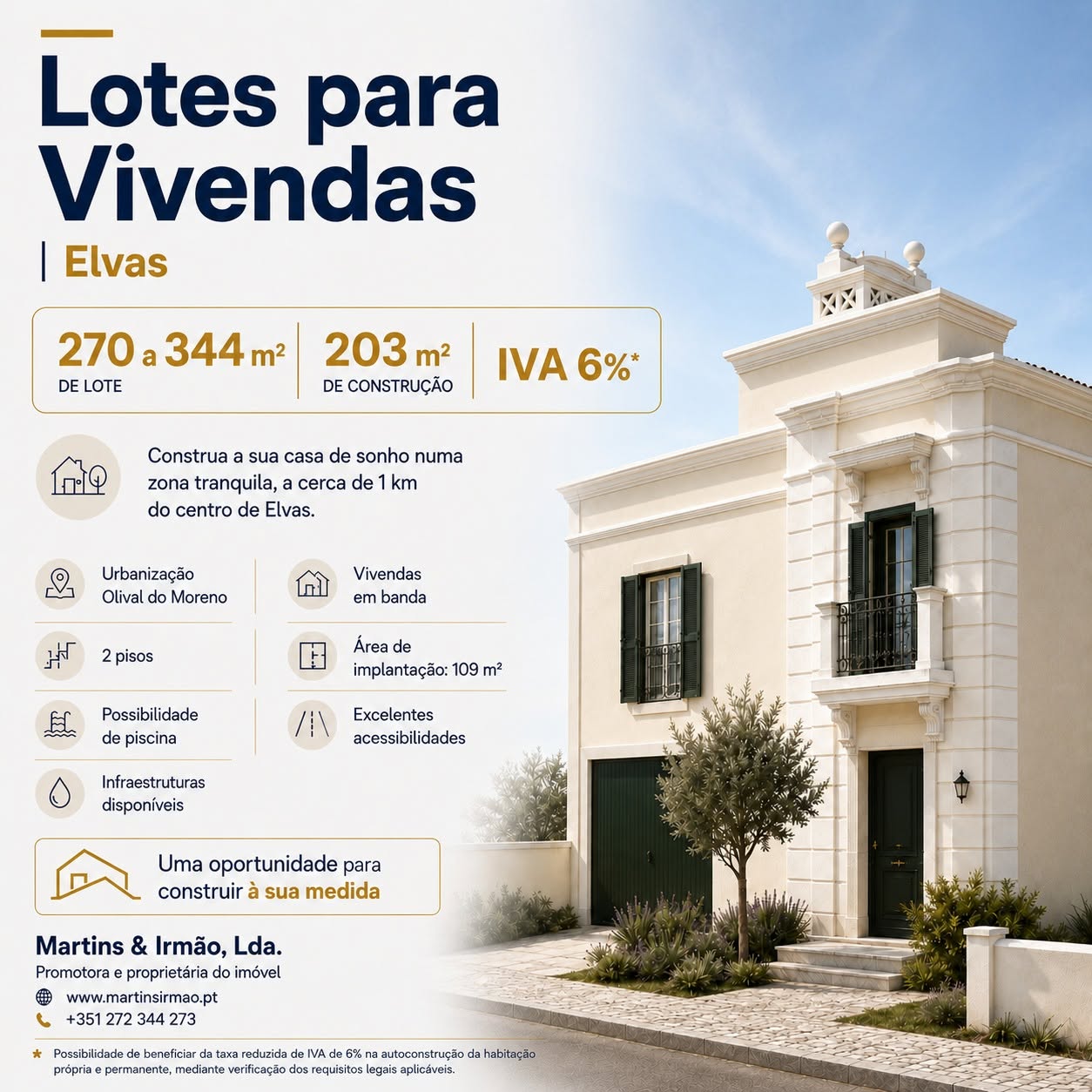 Lotes para Vivendas - Elvas